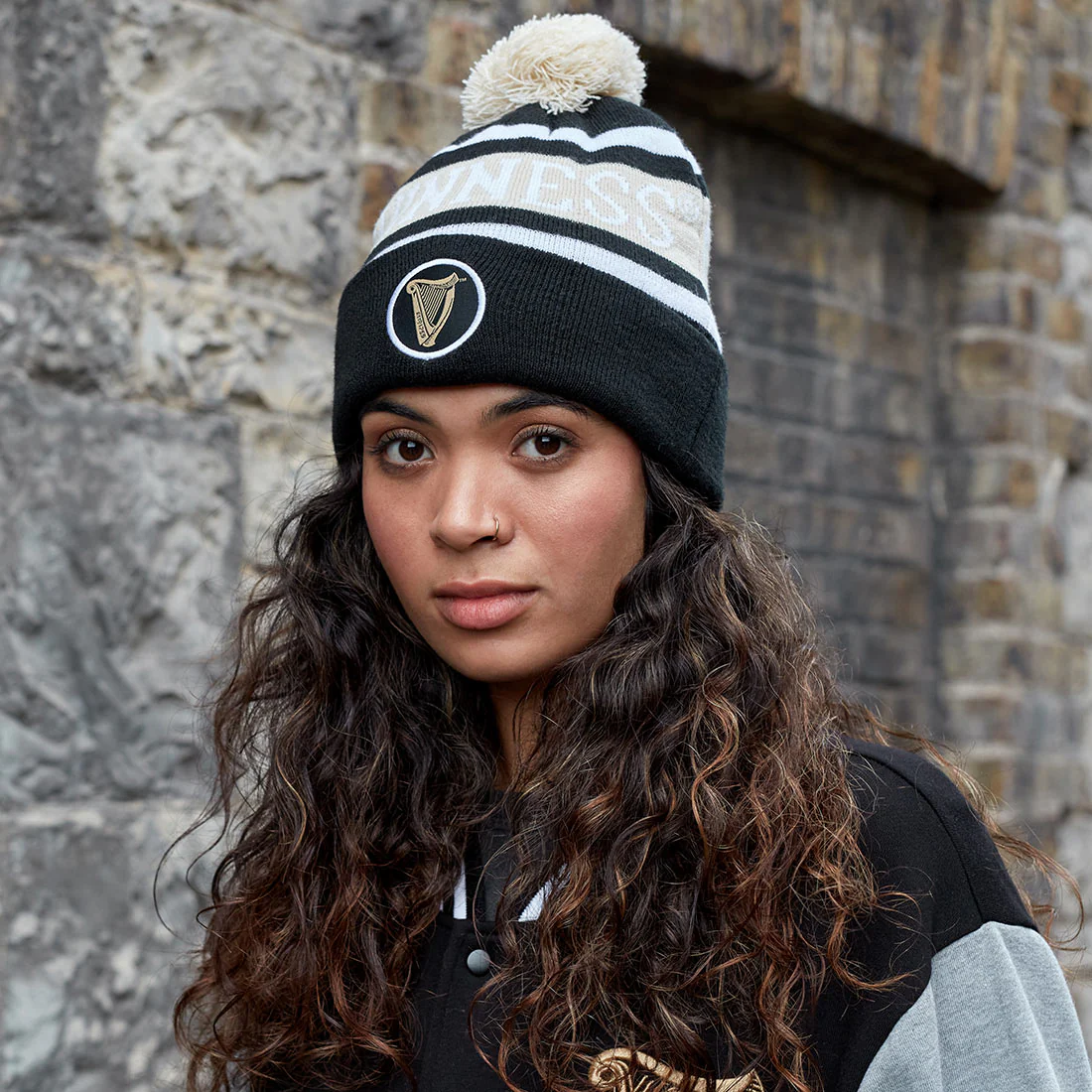Guinness Black and White Premium Beanie - Image 3