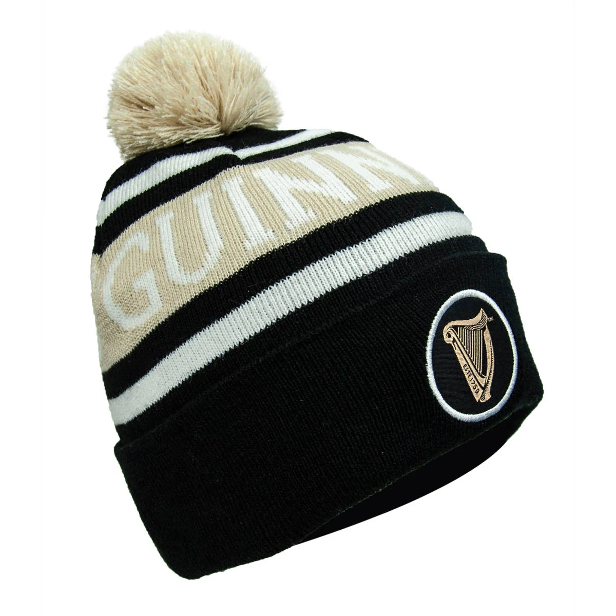 Guinness Black and White Premium Beanie - Image 4