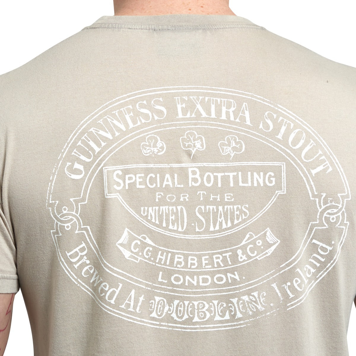 Beige Guinness Harp Premium Tee - Image 4