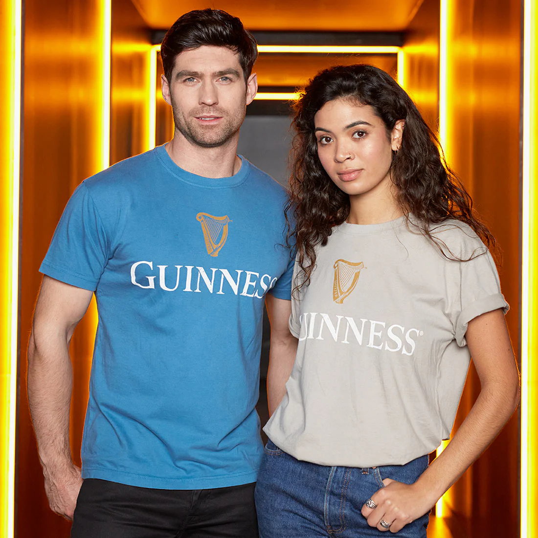 Beige Guinness Harp Premium Tee - Image 7